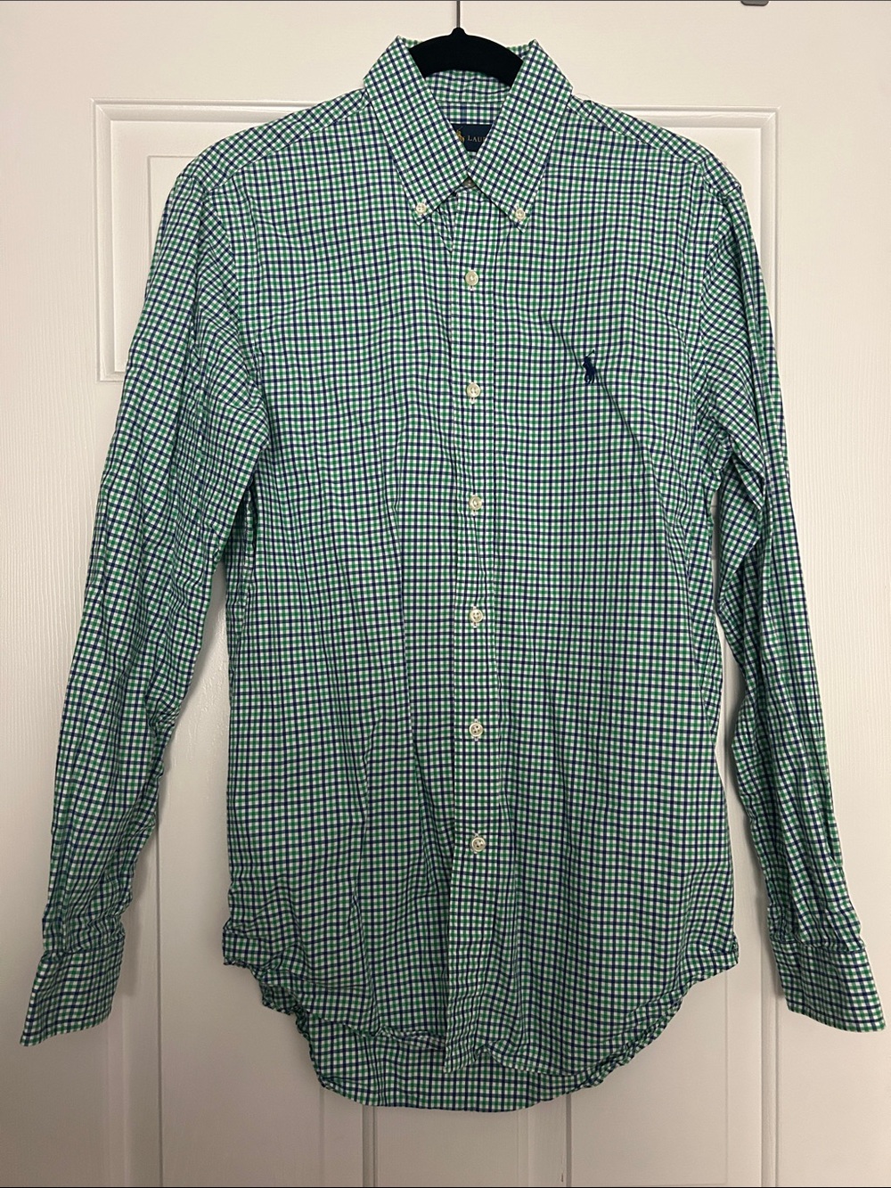 Polo by Ralph Lauren Green & White Check Button-Down Shirt